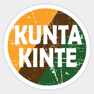 kunta kinte Sticker